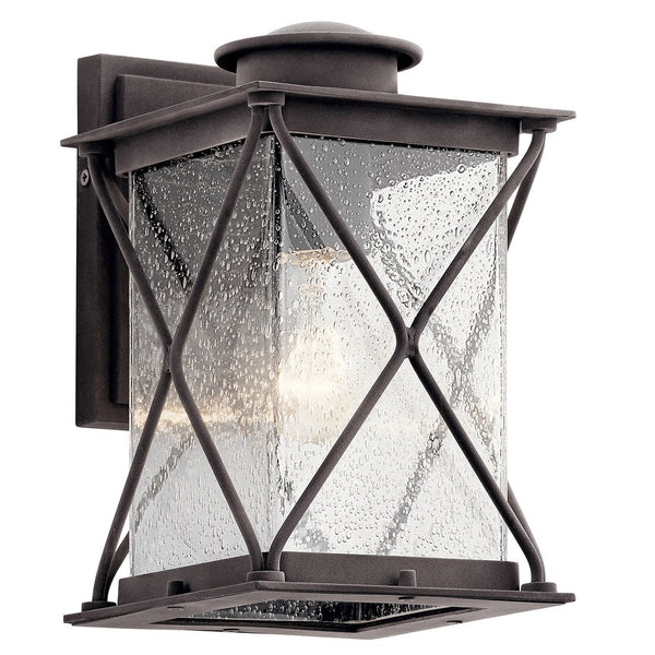 LED Outdoor Wall Mount from the Argyle Collection in Weathered Zinc Finish by Kichler