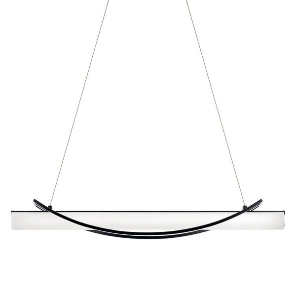 Kichler - 84125MBK - LED Linear Chandelier - Rowan - Matte Black from Lighting & Bulbs Unlimited in Charlotte, NC