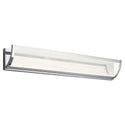 LED Linear Bath from the Roone Collection in Chrome Finish by Kichler