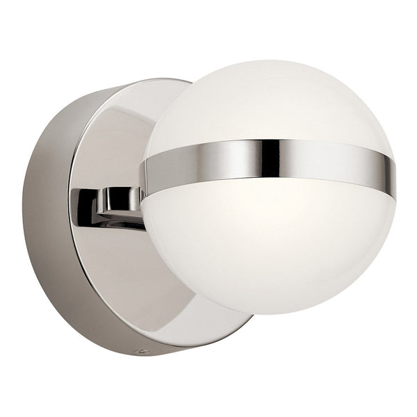 LED Wall Sconce from the Brettin Collection in Polished Nickel Finish by Kichler