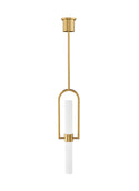 Visual Comfort Modern - 700TDCLMNB-LED930 - LED Pendant - Calumn - Natural Brass from Lighting & Bulbs Unlimited in Charlotte, NC