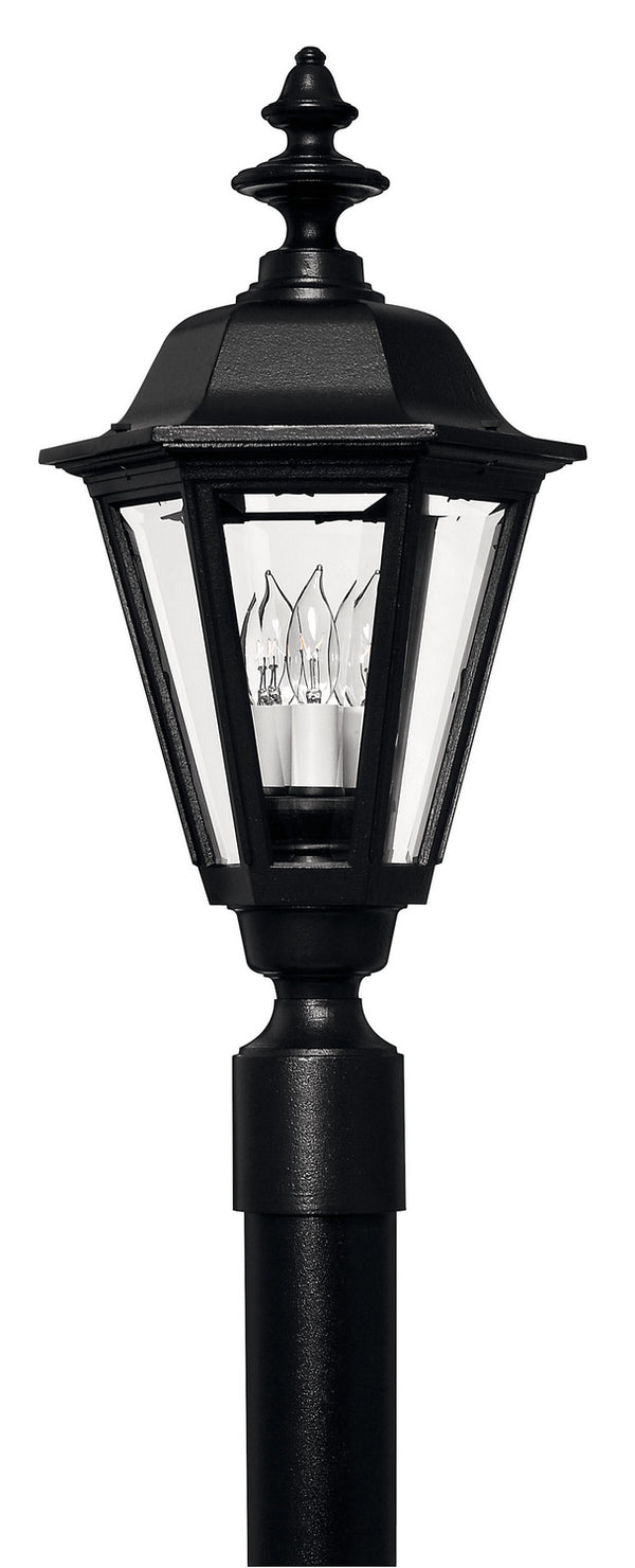 Hinkley - 1441BK - LED Post Top/ Pier Mount - Manor House - Black from Lighting & Bulbs Unlimited in Charlotte, NC