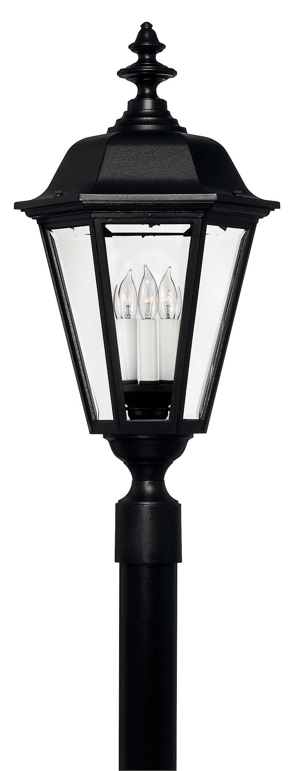 Hinkley - 1471BK - LED Post Top/ Pier Mount - Manor House - Black from Lighting & Bulbs Unlimited in Charlotte, NC