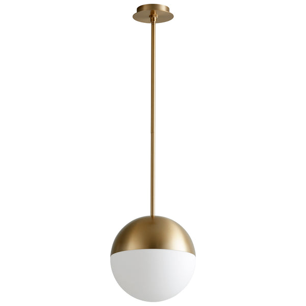 Oxygen - 3-6903-40 - LED Pendant - Mondo - Aged Brass from Lighting & Bulbs Unlimited in Charlotte, NC