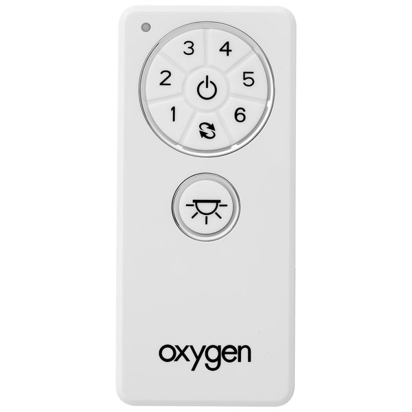 Oxygen - 3-8-3000 - Fan Accessory - Fan Remote - White from Lighting & Bulbs Unlimited in Charlotte, NC