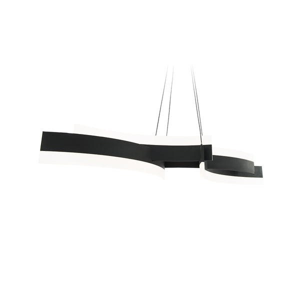 Modern Forms - PD-31058-BK - LED Linear Pendant - Arcs - Black from Lighting & Bulbs Unlimited in Charlotte, NC