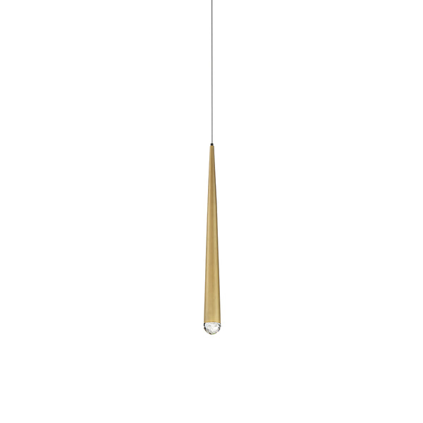 Modern Forms - PD-41719-AB - LED Mini Pendant - Cascade - Aged Brass from Lighting & Bulbs Unlimited in Charlotte, NC