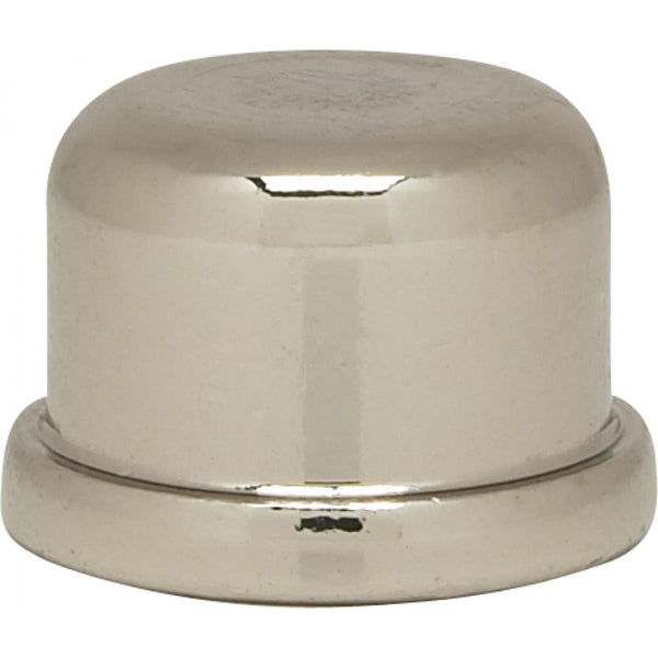 1/2`` Finial, Zinc Die Cast 1/4-28, Nickel Finish Finial by Satco