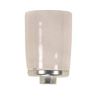 Satco - 80-1307 - 3-Way Keyless Porcelain Mogul Socket - Glazed from Lighting & Bulbs Unlimited.
