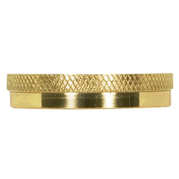 Stamped Solid Brass Uno Ring, Polished Brass Finish, 1-1/4`` Inner Diameter, 1-1/2`` Outer Diameter Stamped Uno Ring by Satco