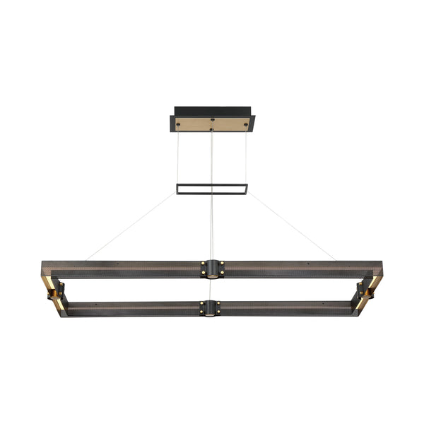 Eurofase - 37060-015 - LED Chandelier - Admiral - Matte Black/Gold from Lighting & Bulbs Unlimited in Charlotte, NC