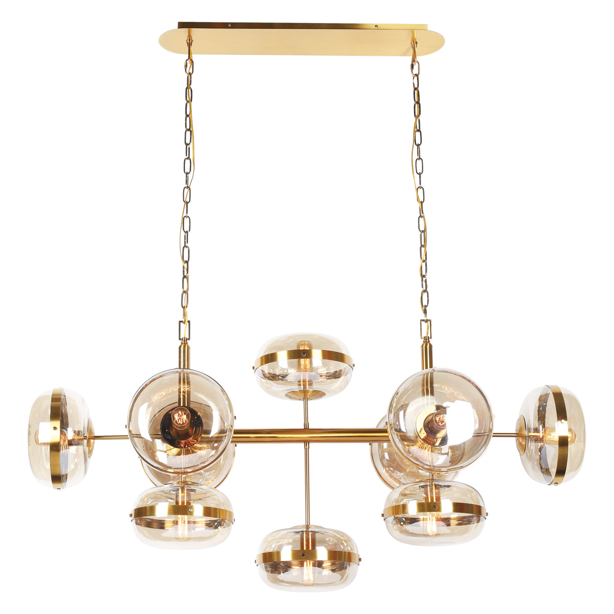 Eurofase - 37089-016 - Ten Light Chandelier - Nottingham - Ancient Brass from Lighting & Bulbs Unlimited in Charlotte, NC