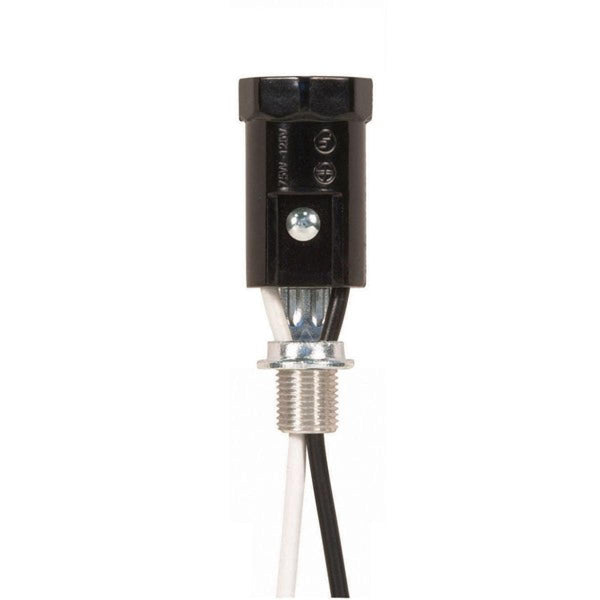 Phenolic Candelabra Sockets with Leads Socket by Satco