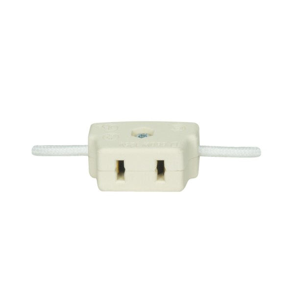 Porcelain Par 46 And 38 Connector, Medium Base HID, 1-3/8`` Height, 7/8`` Width, 5/8`` Diameter Connector by Satco