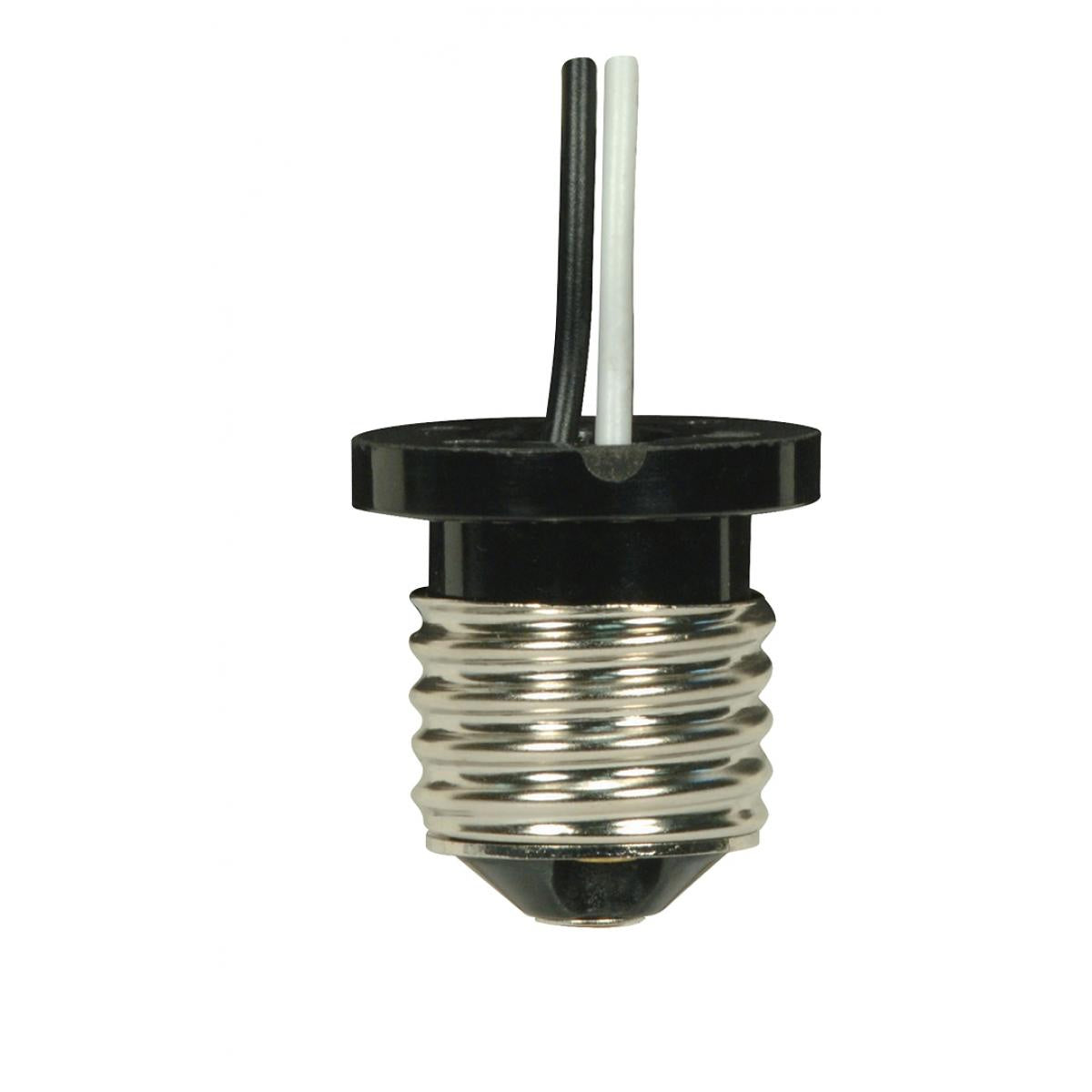Satco - 80-1970 - Medium Based Phenolic E26 Flanged Adapter - Brown from Lighting & Bulbs Unlimited.