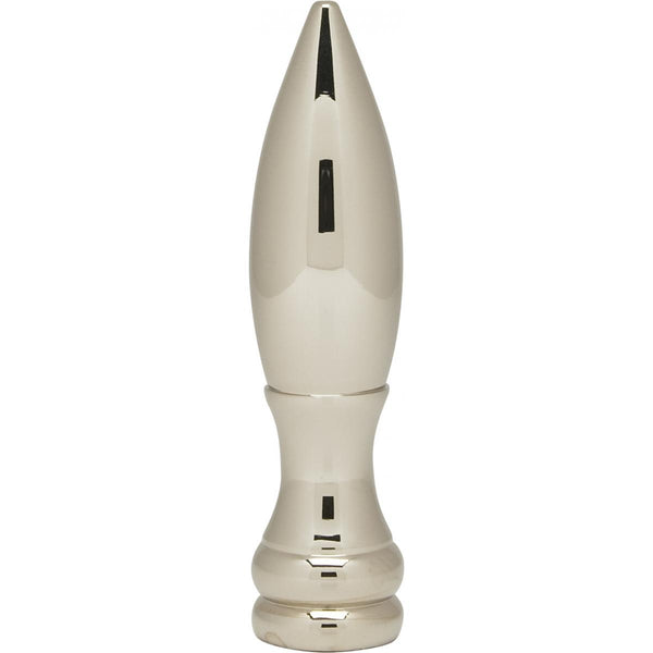 Bullet Finial, Nickel Finish, 2`` Height, 1/8 IP Finial by Satco