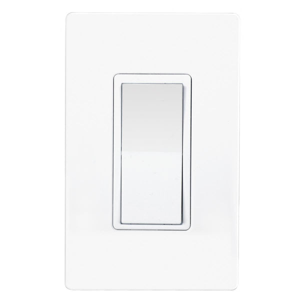 IOT Z-Wave 3-Way Auxiliary Switch, White Dimmer Controls & Switches by Satco