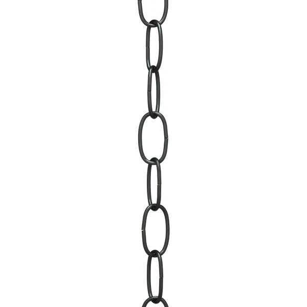 11 Gauge Chain, Black Finish, 1-1/2`` Link Length, 7/8`` Link Width, 3/32`` Thick, 1 Yard Length, 200 Yards/Carton, 15lbs Max Chain by Satco