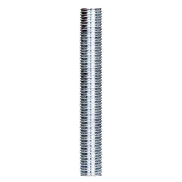 1/4 IP Steel Nipple, Zinc Plated, 3-1/4`` Length, 1/2`` Wide Nipple by Satco