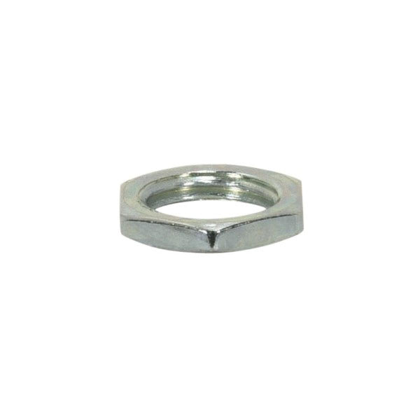 Steel Locknut, 1/4 IP, 11/16`` Hexagon, 1/8`` Thick, Unfinished Locknut by Satco