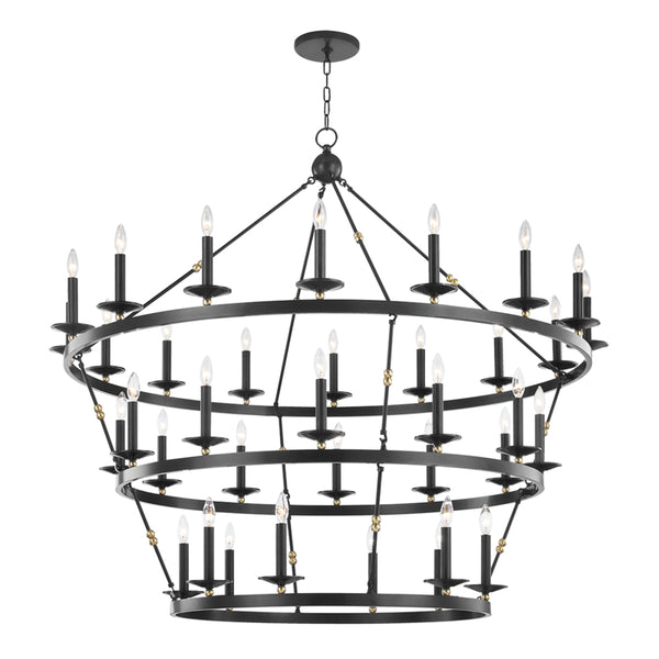 Hudson Valley - 3258-AOB - 36 Light Chandelier - Allendale - Aged Old Bronze from Lighting & Bulbs Unlimited in Charlotte, NC