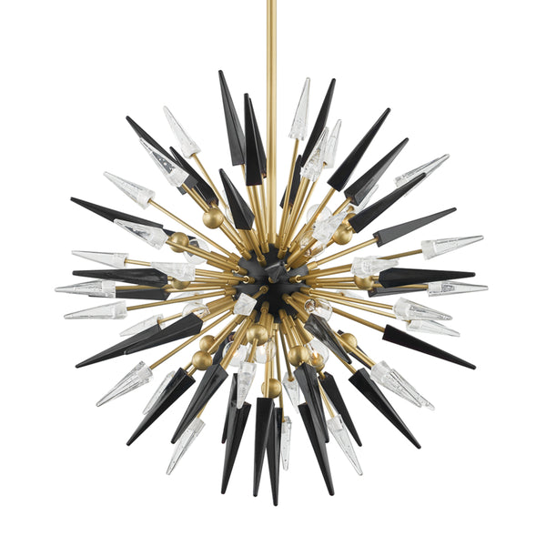 Hudson Valley - 9031-AGB - 12 Light Chandelier - Sparta - Aged Brass from Lighting & Bulbs Unlimited in Charlotte, NC