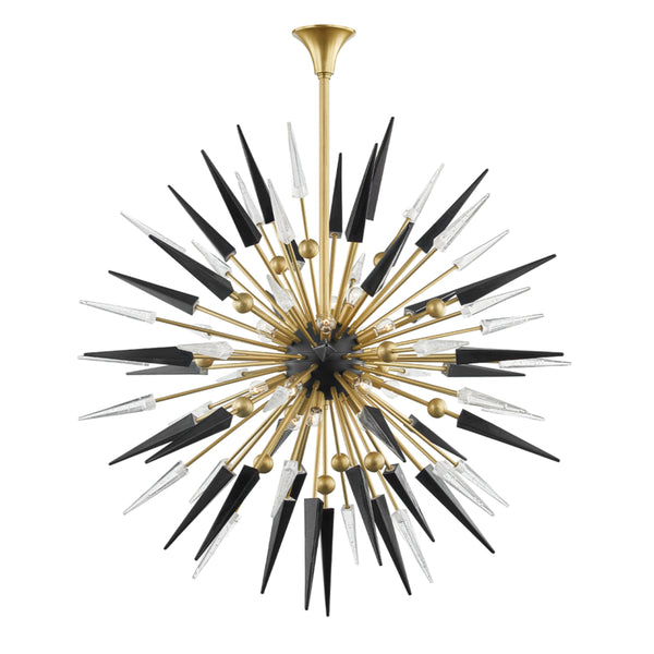 Hudson Valley - 9047-AGB - 18 Light Chandelier - Sparta - Aged Brass from Lighting & Bulbs Unlimited in Charlotte, NC