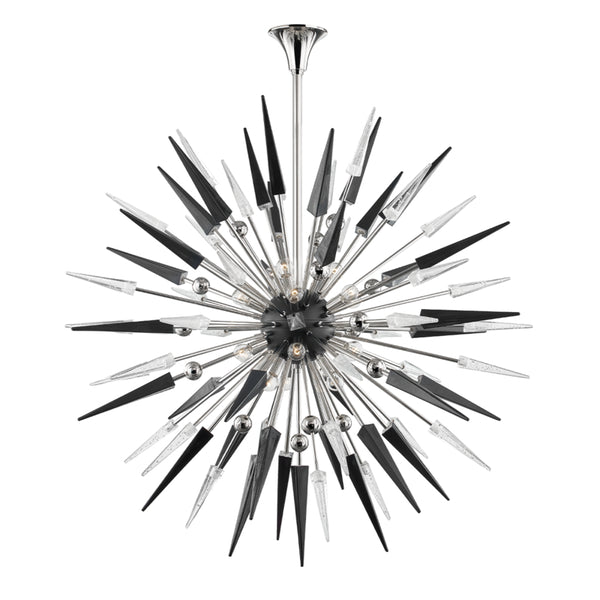 Hudson Valley - 9047-PN - 18 Light Chandelier - Sparta - Polished Nickel from Lighting & Bulbs Unlimited in Charlotte, NC