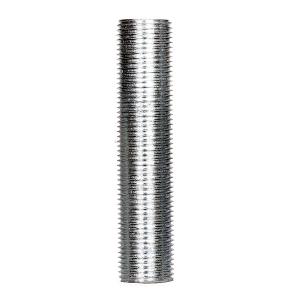 3/8 IP Steel Nipple, Zinc Plated, 3`` Length, 5/8`` Wide Nipple by Satco