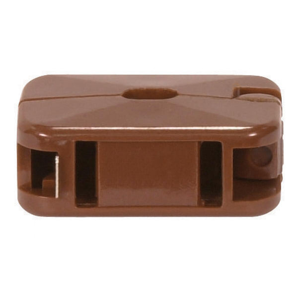 Add-On Outlet, Brown Finish, Non Polarized, 18/2 SPT-1, 10A, 125V Add-On Outlet by Satco