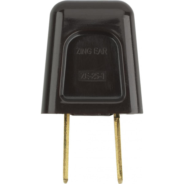 Quick Connect Plug, Brown Finish, Polarized, 18/2-SPT-1, 6A, 125V Connect Plug by Satco