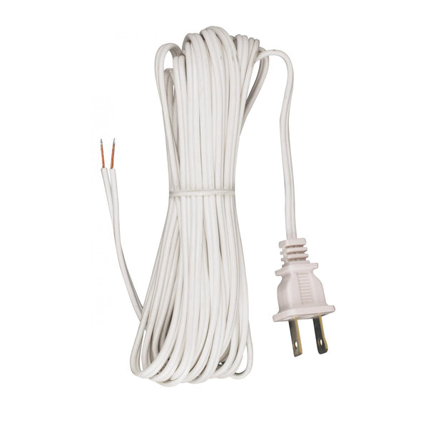 18/2 SPT-1-105C All Cord Sets - Molded Plug - Tinned Tips 3/4`` Strip with 2`` Slit 100 Ctn. 20 Ft. Cord Sets by Satco