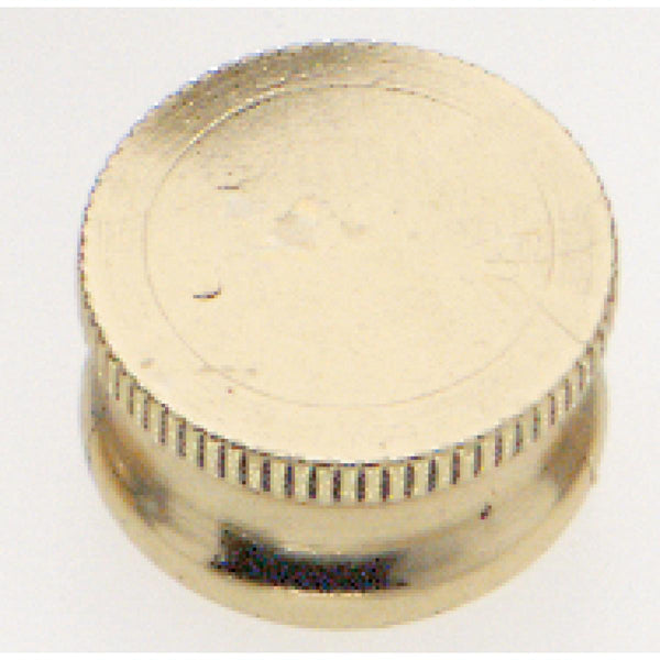 Brass Lock-Up Cap, 1/8 IP, 9/16