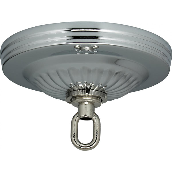 Ribbed Canopy Kit, Chrome Finish, 5
