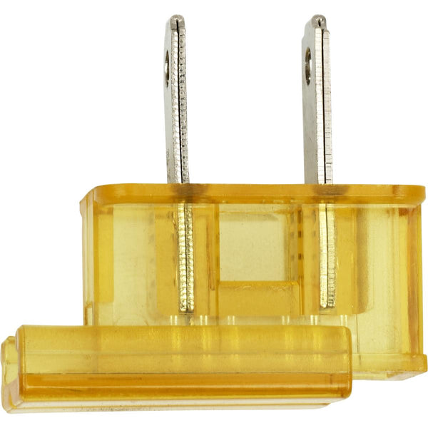 Slide Plug, Polarized, 18/2-SPT-2, 8A-125V, Gold Finish Slide Plug by Satco