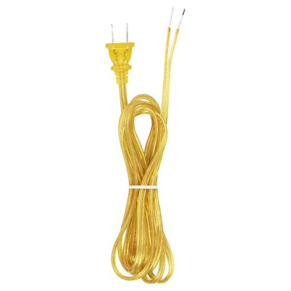 8 Ft.Full Tinned Cord Sets18/2 SPT-2-105C Cord Sets - Molded Plug - Full Tinned Tips for Push-In Terminals - 3/4