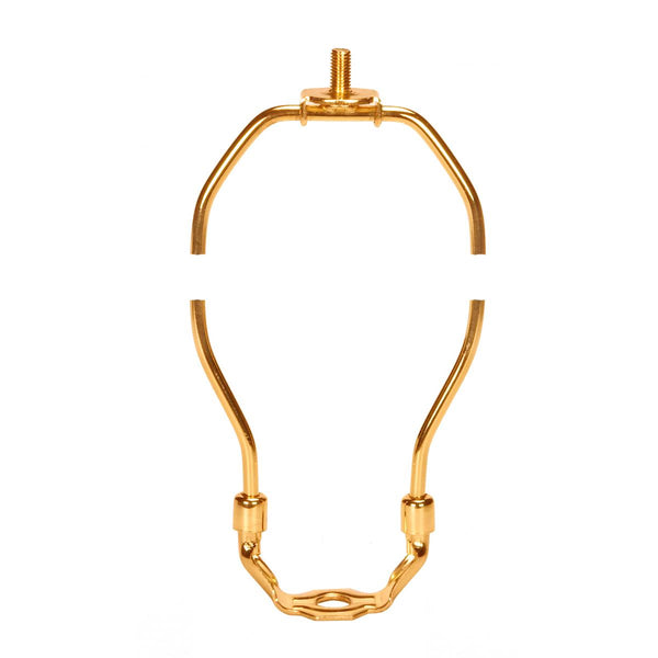 Light Duty Harp, Polished Brass Finish, 11