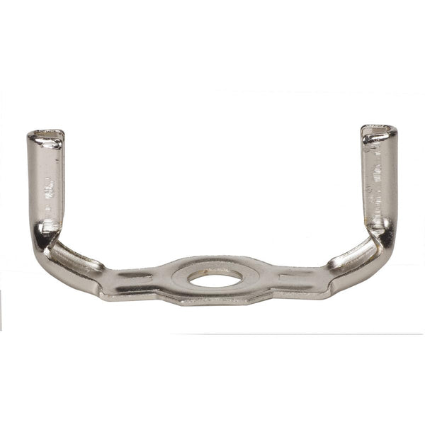 Wide Heavy Duty Saddle For CFL, Nickel Plated, 1/8 IP Wide Heavy Duty Saddle For Cfl by Satco
