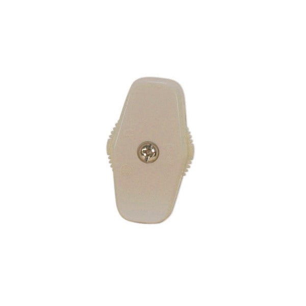 On-Off Cord Switch For 18/2 SPT-1, 6A-125V, 3A-250V, 3A-120V, 3A-120V, Ivory Finish Cord Switch by Satco