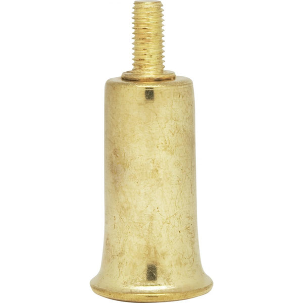 Steel Riser, 1/4-27, Brass Plated, 1-1/2