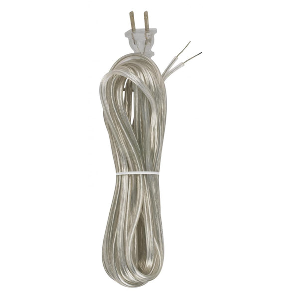 18/2 SPT-2-105C All Cord Sets - Molded Plug - Tinned Tips 3/4` Strip with 2` Slit 50 Ctn.20 Ft. Cord Sets by Satco