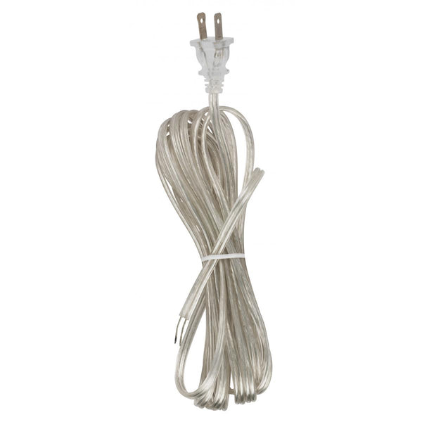 18/2 SPT-2-105C All Cord Sets - Molded Plug - Tinned Tips 3/4` Strip with 2` Slit 150 Ctn.15 Ft. Cord Sets by Satco