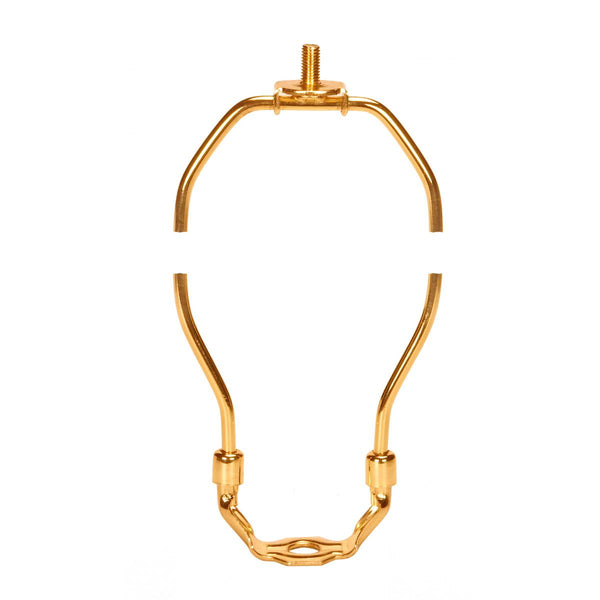 Heavy Duty Harp, Polished Brass Finish, 9-1/2