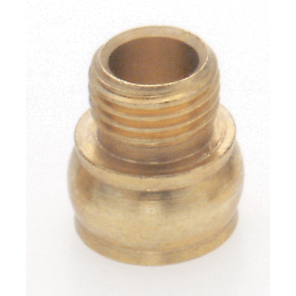 Brass Beaded Nozzles Brass Burnished And Lacquered, 1/8 F x 1/8 M Beaded Nozzles Burnished And Lacquered by Satco