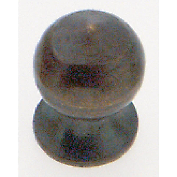 Brass Pear Knob, 8/32, Antique Brass Finish Knob by Satco