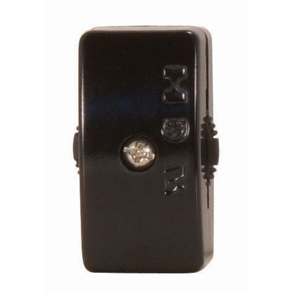 On-Off Cord Switch For 18/2 SPT-2, 6A-125V, 3A-250V, 3A-120V, 3A-125V, Black Finish Cord Switch by Satco