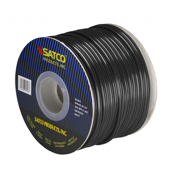 Satco - 93-127 - Lamp And Lighting Bulk Wire - Black from Lighting & Bulbs Unlimited in Charlotte, NC