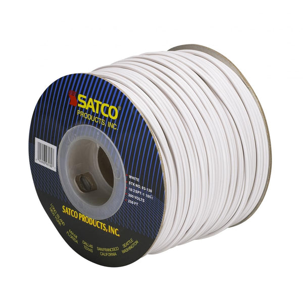 Satco - 93-130 - Lamp And Lighting Bulk Wire - White from Lighting & Bulbs Unlimited in Charlotte, NC