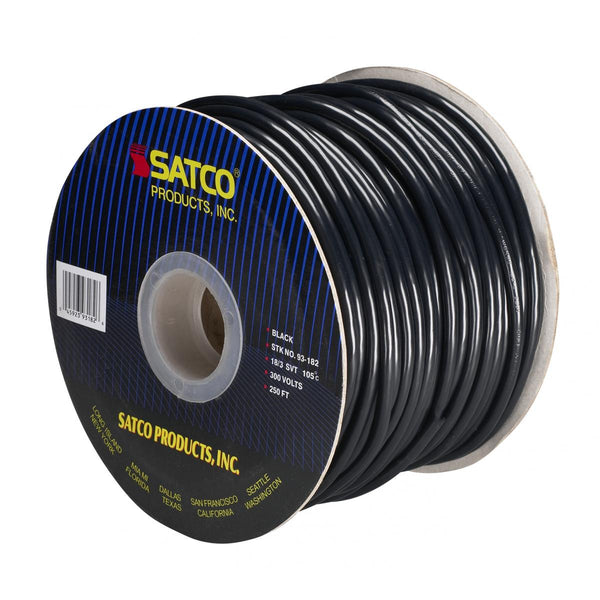 Satco - 93-182 - Bulk Wire - Black from Lighting & Bulbs Unlimited in Charlotte, NC
