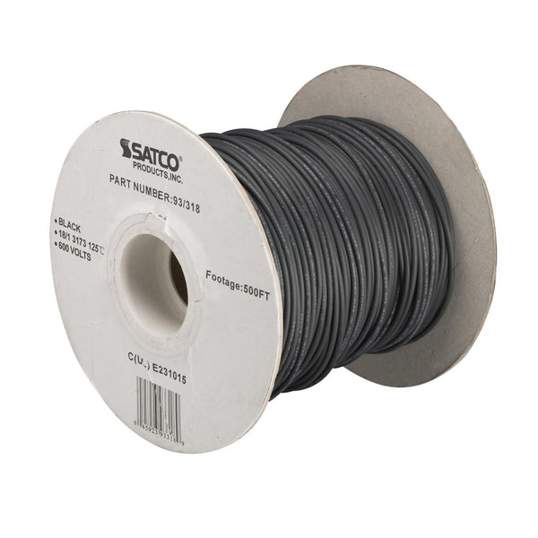 Satco - 93-318 - Lighting Bulk Wire - Black from Lighting & Bulbs Unlimited in Charlotte, NC